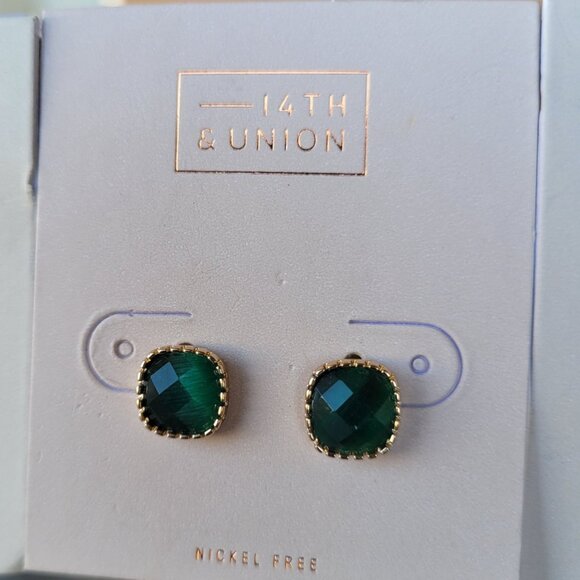 Earrings Nickle Free Dangle and Post Gold Tone Lot of 4 Pair Nordstrom - Picture 4 of 11